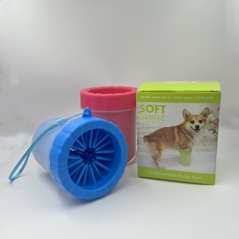 Kutya lábmosó pohár, automata tisztítás, PP anyag, fürdő/masszázs ecset