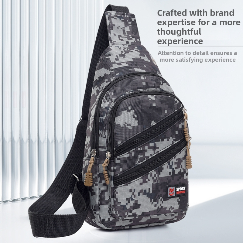 Meeste rinna kott Oxford kangast, geomeetriline muster, hingav ja ülilahe, mahutab 8-tollise sülearvuti