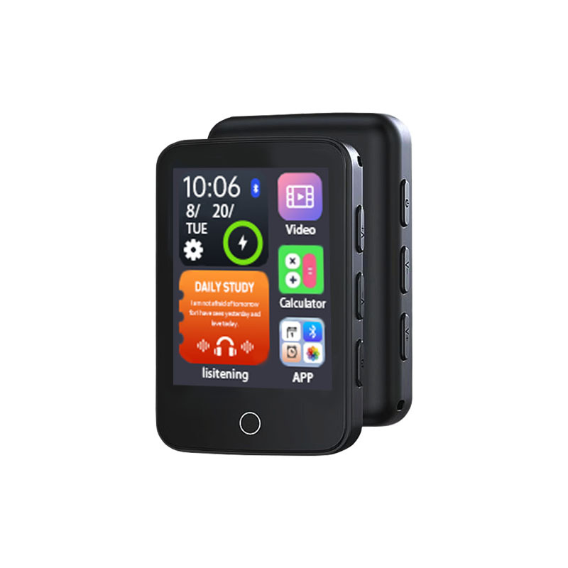 MP4 hudobný prehrávač s dotykovým displejom, Bluetooth, USB 2.0, TF karta do 128GB – MP3/WMA/FLAC/APE