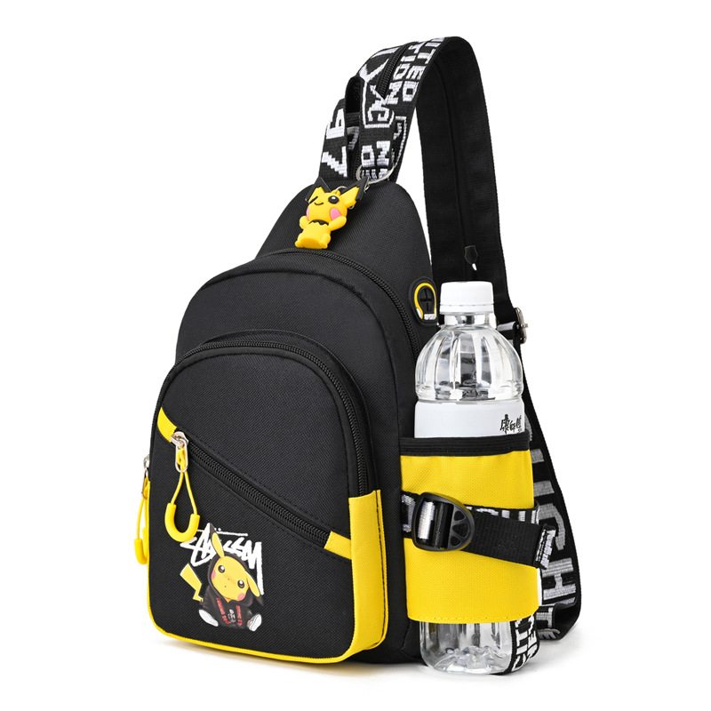 Dječja torba za prsa u korejskom street stilu, s animiranim uzorkom, vodootporna, od najlona (Nylon, vodootporan, crossbody dizajn, street stil)