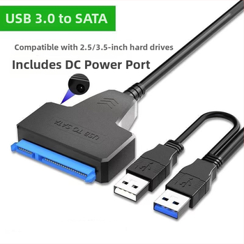 Adaptér kábel SATA na USB – JMS578 čip – USB–sériový port rozhranie