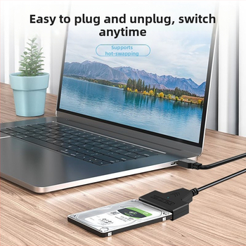 Adaptér kábel SATA na USB – JMS578 čip – USB–sériový port rozhranie