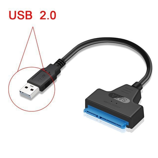 Adaptér kábel SATA na USB – JMS578 čip – USB–sériový port rozhranie