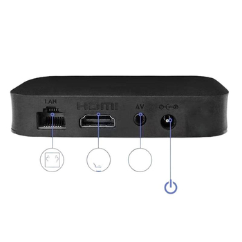 Mrežna set-top kutija za Internet TV 4K, Wi-Fi, HDMI/AV, 128MB RAM