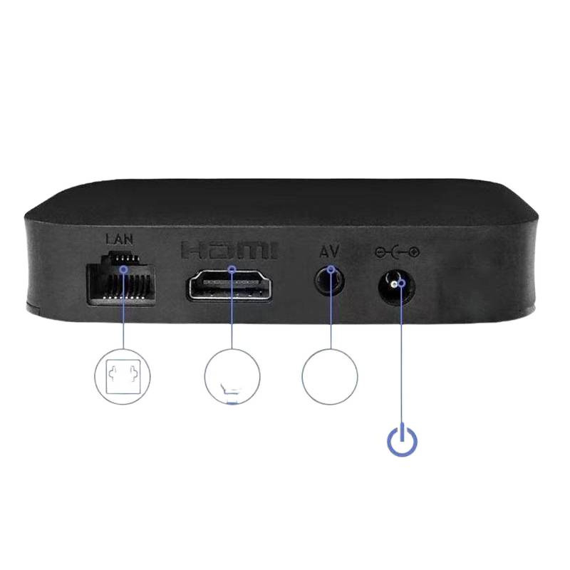 Mrežna set-top kutija za Internet TV 4K, Wi-Fi, HDMI/AV, 128MB RAM