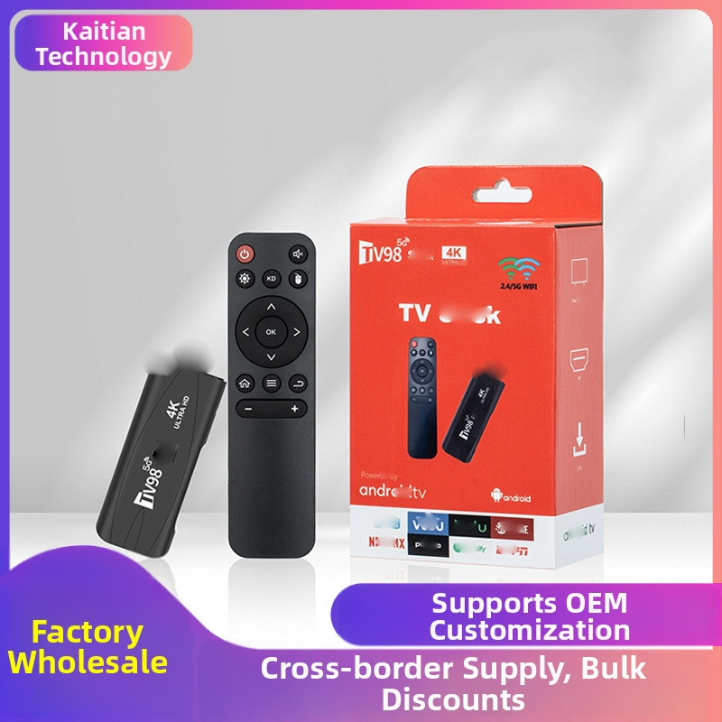 TV Box TV98 Android 5G Wi‑Fi Bluetooth, 1080p HDMI, 1GB RAM, 8GB/16GB iekšējā atmiņa, procesors H313