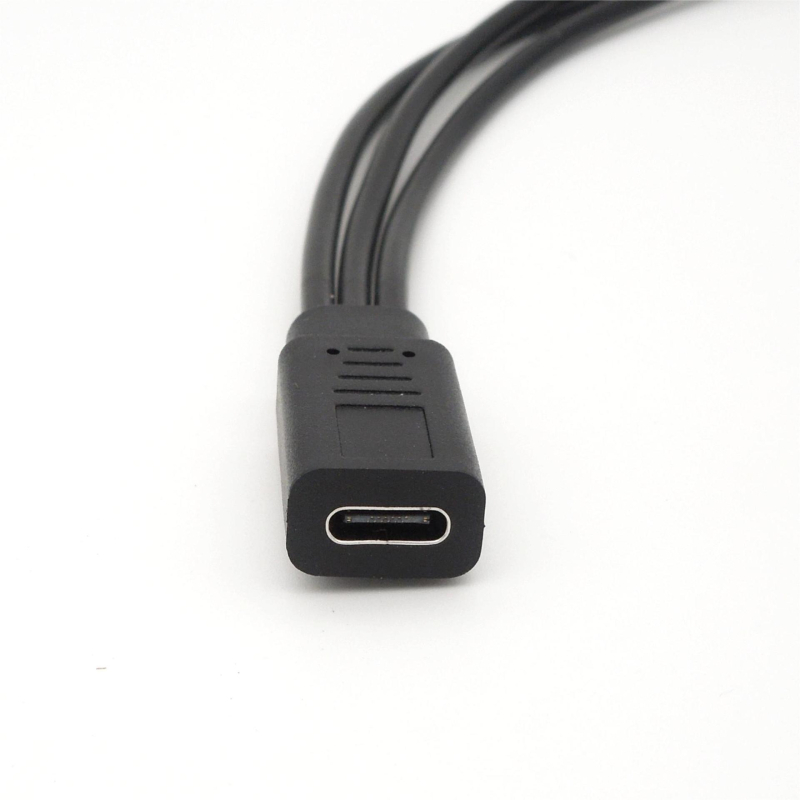 Type-C ženski na tri Type-C muški adapter kabel, bakreno jezgro, sučelje Ostalo, brzina prijenosa Ostalo