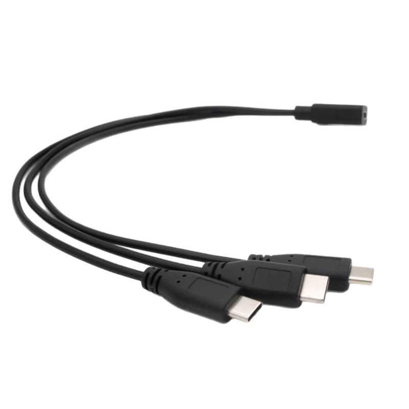 Type-C ženski na tri Type-C muški adapter kabel, bakreno jezgro, sučelje Ostalo, brzina prijenosa Ostalo