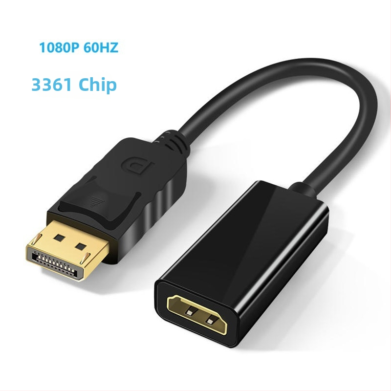 DP na HDMI konvertor kábel, CH7530, DP rozhranie, 5Gbps, dĺžka 15 cm, model CV-D-11/12/19