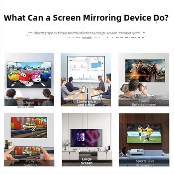 Bezdrôtový HDMI prijímač pre zrkadlenie obrazu – model w13, procesor Haiqi, 128 MB RAM, 1080p HDMI výstup