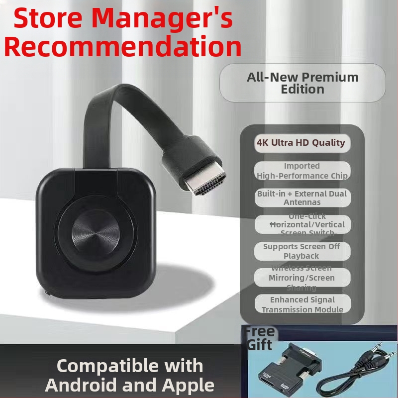 Bezdrôtový HDMI prijímač pre zrkadlenie obrazu – model w13, procesor Haiqi, 128 MB RAM, 1080p HDMI výstup