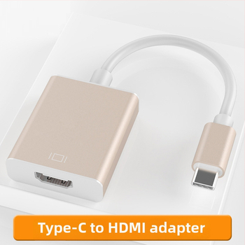 Adaptér Type-C na HDMI, USB 3.1, hliníkové puzdro, HDMI rozhranie, meďové jadro, čip 1