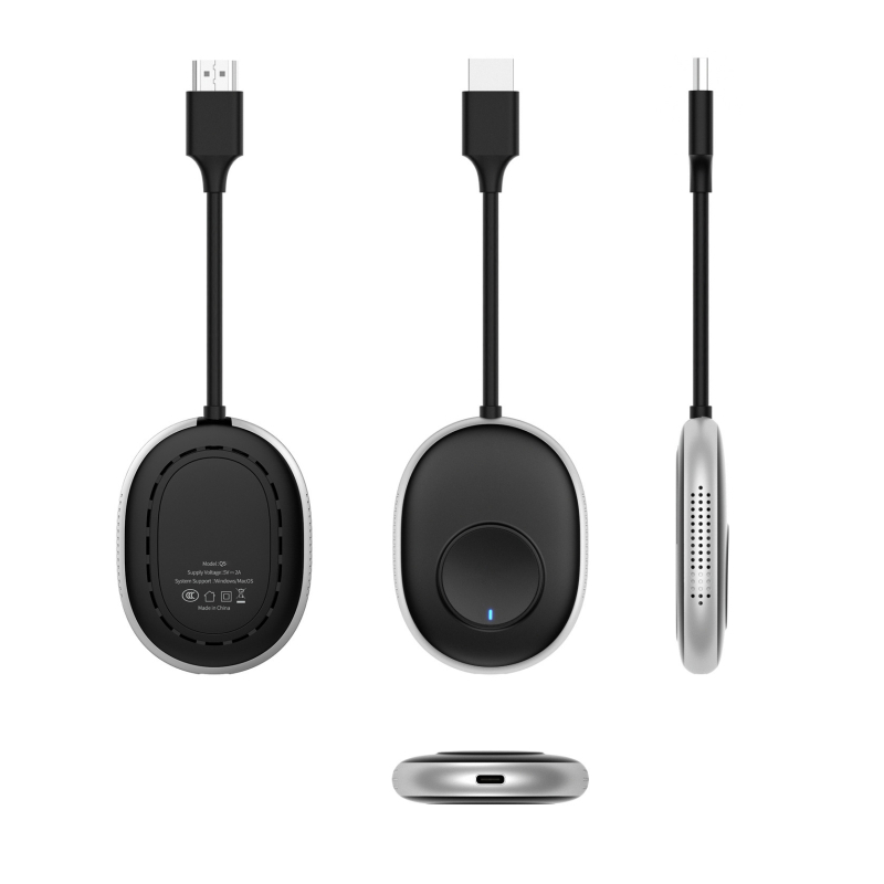 HDMI bežični prijenosnik i prijemnik za prikaz — 1080p izlaz, dvostruki VGA/HDMI izlazi, 2GB RAM, 2TB pohrane