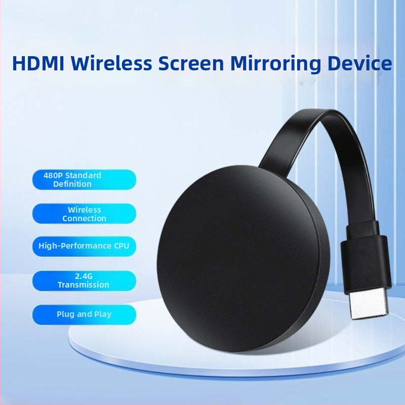 Bežični adapter zaslona za zrcaljenje zaslona telefona na veliki zaslon, izlaz 480p, 128 MB memorije, Wi‑Fi
