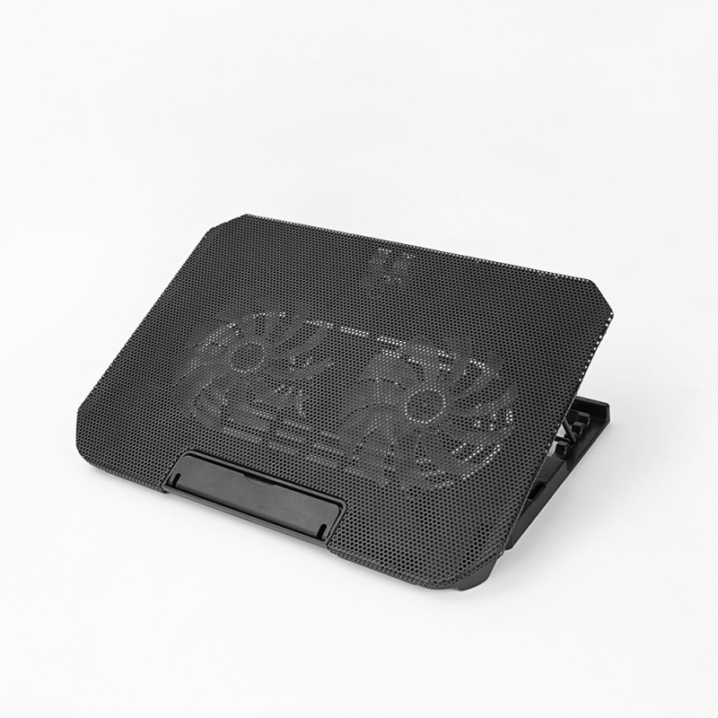 X2 Dvoventilatorski hladnjak za prijenosna računala — plastični radiator, tih rad, 2 ventilatora, 800 g