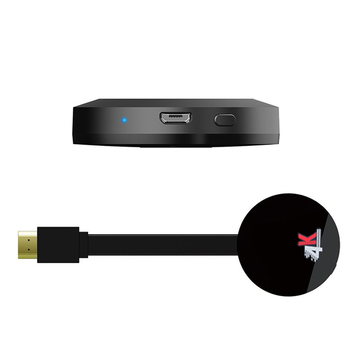 Bezvadu ekrāna atspoguļošanas ierīce HDMI TV – 5G dubultjosla, RTL8731BU procesors, 1GB RAM, HDMI izeja, USB/TF karšu atbalsts