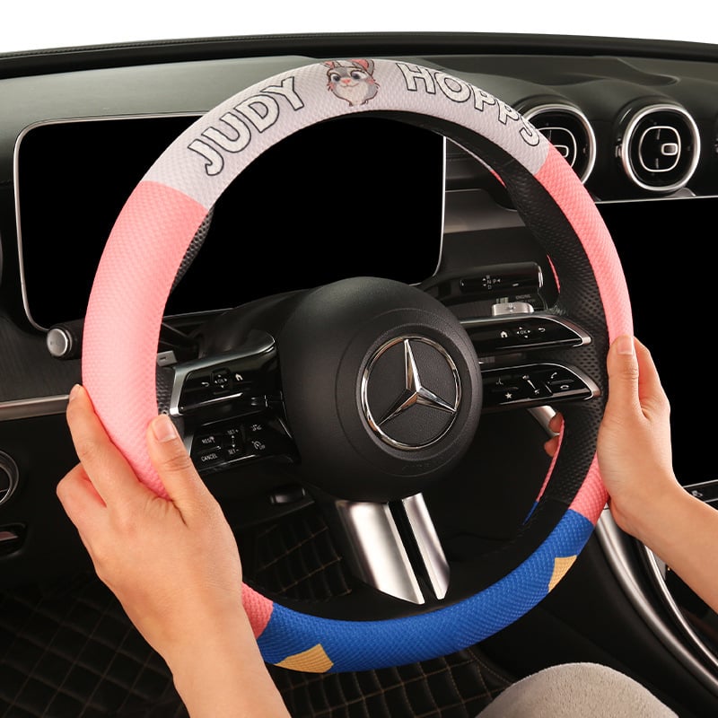 Navlaka za volan automobila – slatki dizajn lisice, univerzalna prilagodba, protuklizna, za sve sezone