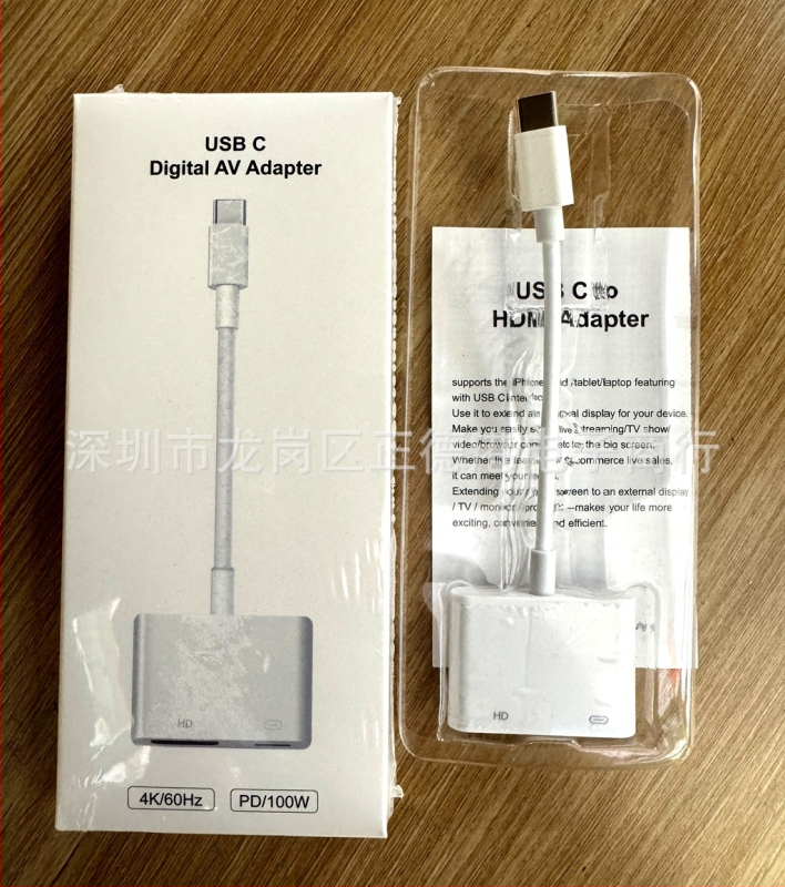 Kábel Type-C na HDMI – podpora 4K, HDMI rozhranie, rýchlosť 5 Gbps, dĺžka 0,1 m
