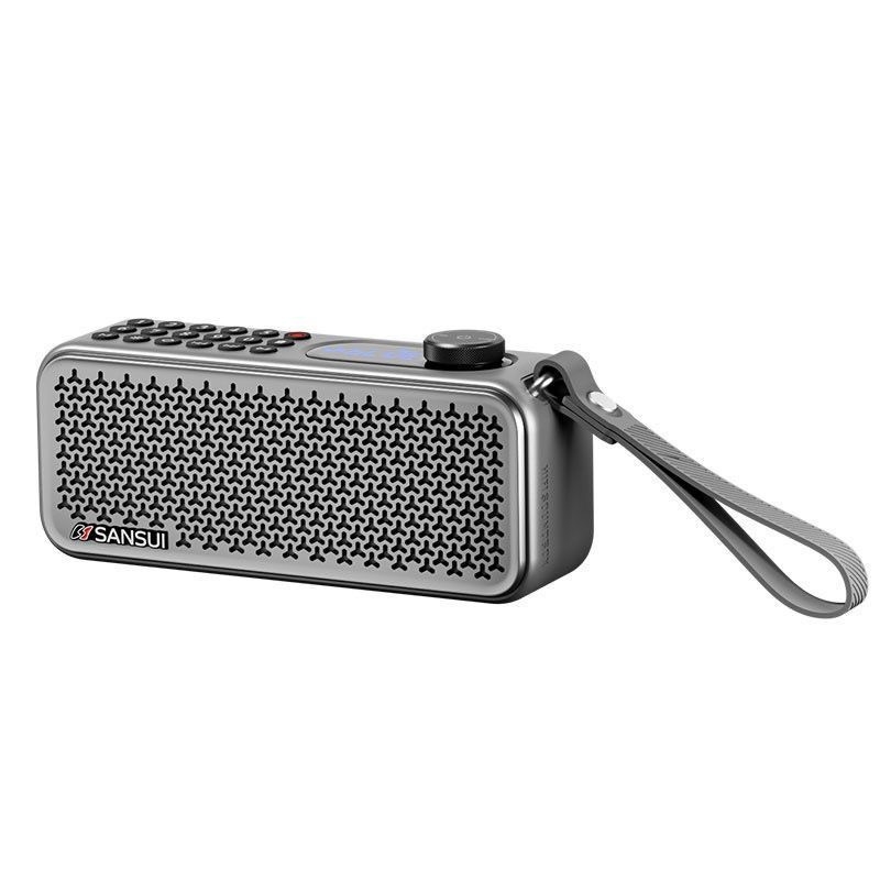 Landscape F60 portatīvā Bluetooth radio ar USB interfeisu, digitālo displeju, TF karte, ierakstu, 8W