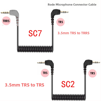 TRS na TRRS mikrofónový kábel pre BOYA, RODE SC2, VideoMi SC7 3,5 mm