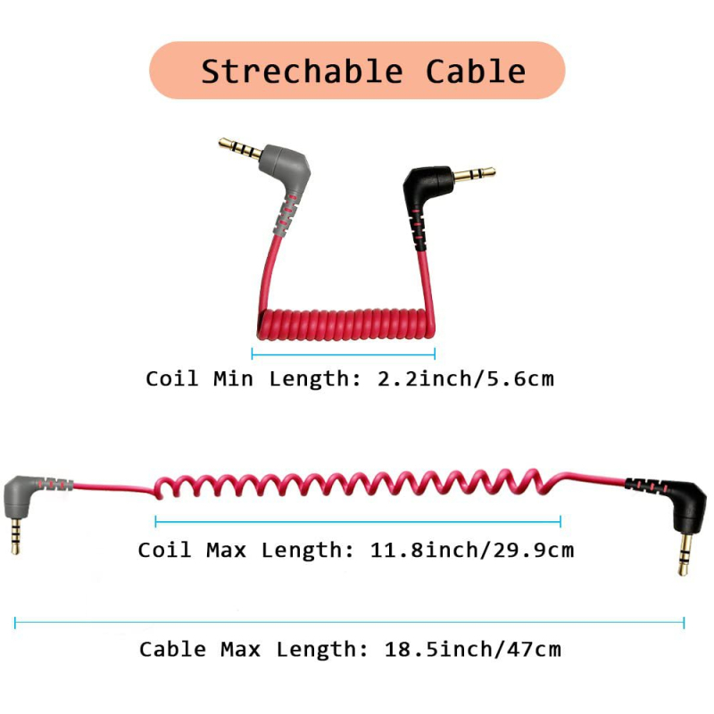 TRS na TRRS kabel mikrofona za BOYA, RODE SC2, VideoMi SC7 3,5 mm