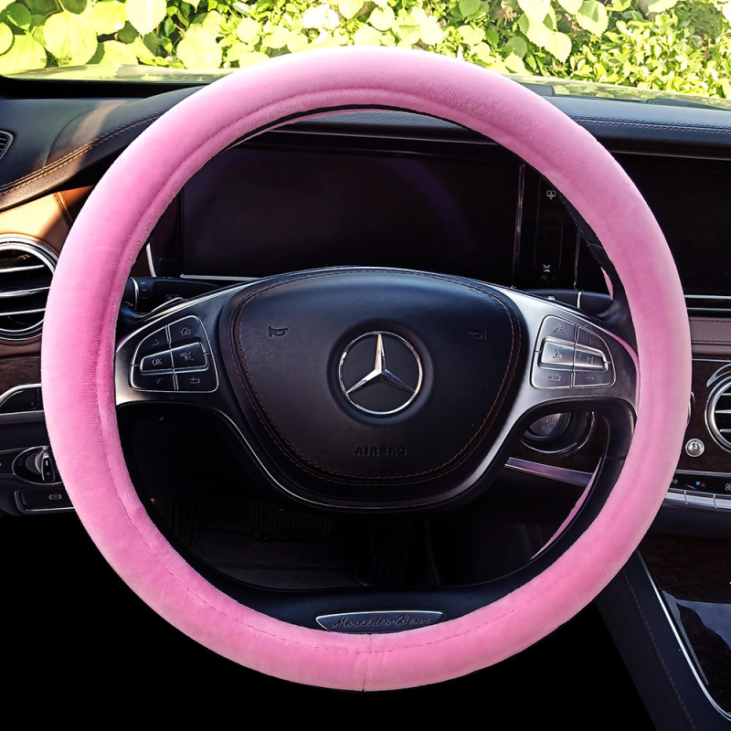 Acoperire volan din plus artificial Manxiang - Stil simplu, potrivire universală, pentru primăvară și toamnă