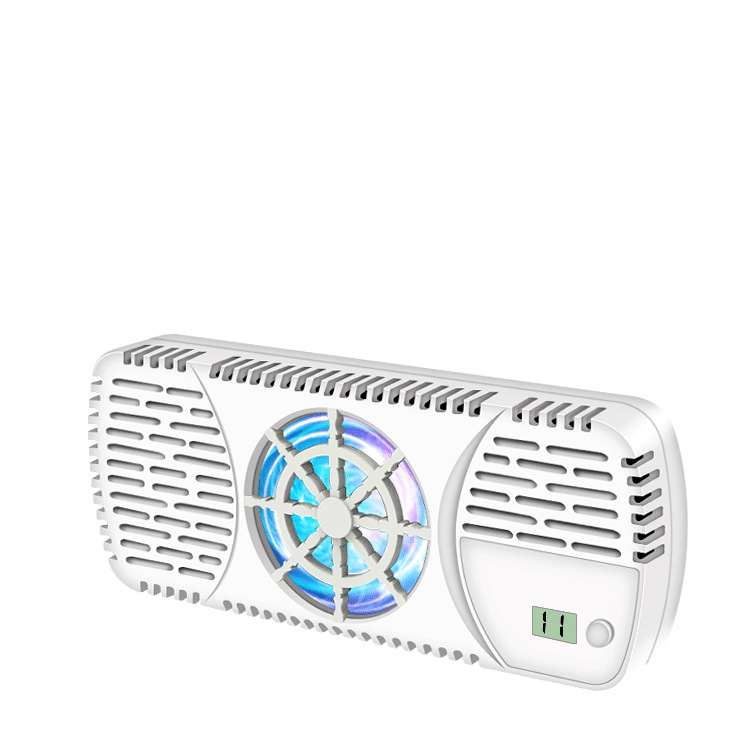 Bază radiator pentru notebook cu 1 ventilator, ABS + aluminiu, radiator de răcire, compatibil cu notebook, ultrabook, Playbook