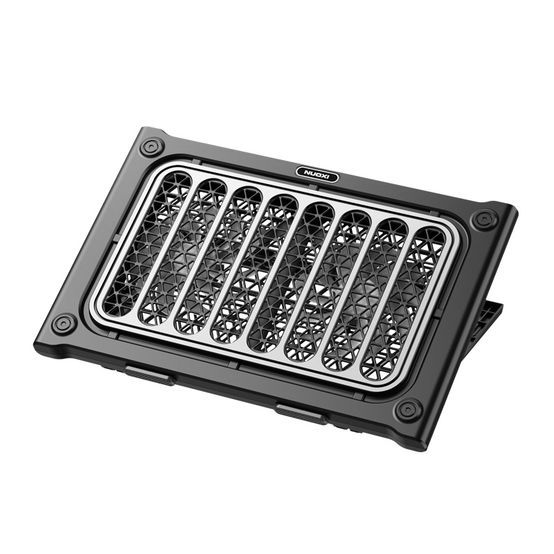 Noci C400 Охладител за лаптоп с 2 вентилатора, въздушно охлаждане, сгъваема настолна подложка, универсална съвместимост