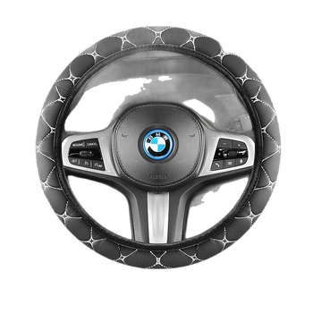 Husă de volan din piele artificială - universală, pentru toate sezoanele, montaj general, compatibilă cu majoritatea mașinilor, stil matur