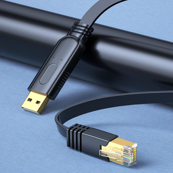 USB na RJ-45 dijagnostički kabel za konfiguraciju konzole/prekidača, originalni čip, RJ-45 sučelje, patch kabel, bakreno jezgro, 480 Mbps