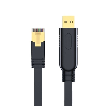USB na RJ-45 dijagnostički kabel za konfiguraciju konzole/prekidača, originalni čip, RJ-45 sučelje, patch kabel, bakreno jezgro, 480 Mbps