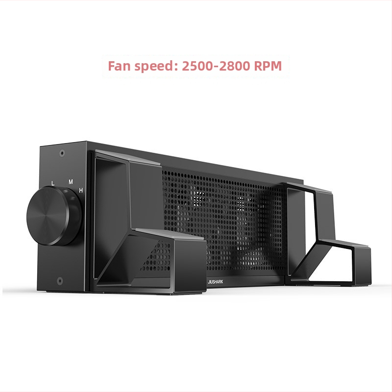 Chladič na notebook s hliníkovým telom, 3 ventilátory, nastaviteľná výška, model JSNB-13