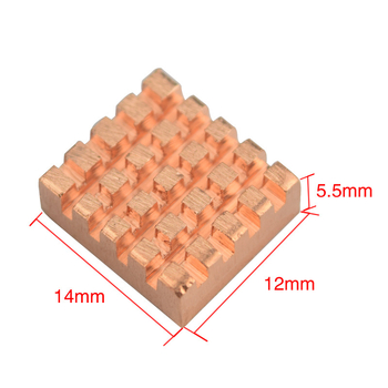 Hladić za grafičku memoriju, RHS-03, kromirani mesing, hlađenje zrakom