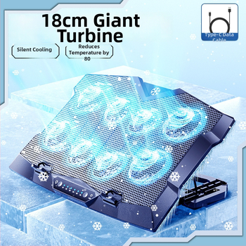 Binbo Z33 chladič na notebook, ABS konštrukcia, chladenie s 4 ventilátormi