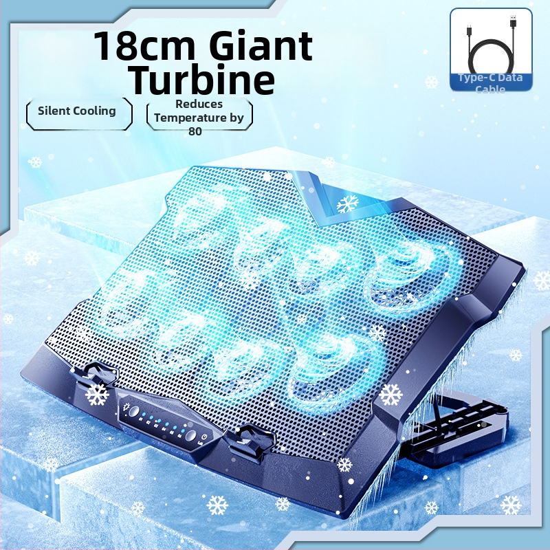 Binbo Z33 chladič na notebook, ABS konštrukcia, chladenie s 4 ventilátormi