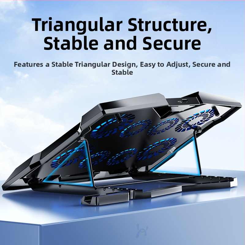 Binbo Z33 chladič na notebook, ABS konštrukcia, chladenie s 4 ventilátormi