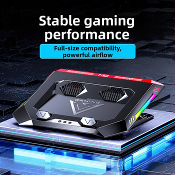 X500 noteszgép hűtőalap – kétventilátoros hűtőbázis notebookokhoz, ultrabookokhoz és Playbookhoz