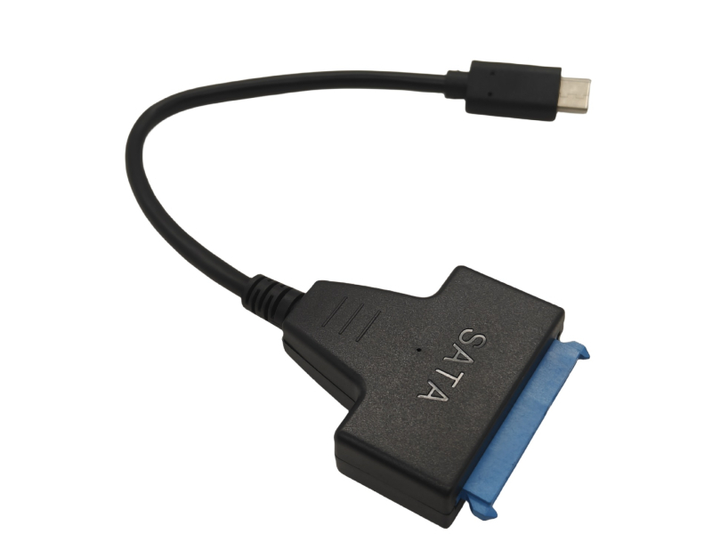 Cablu adaptor SATA III Type-C pentru discuri SATA 2,5/3,5 inchi, 6Gbps, 25 cm, miez cupru