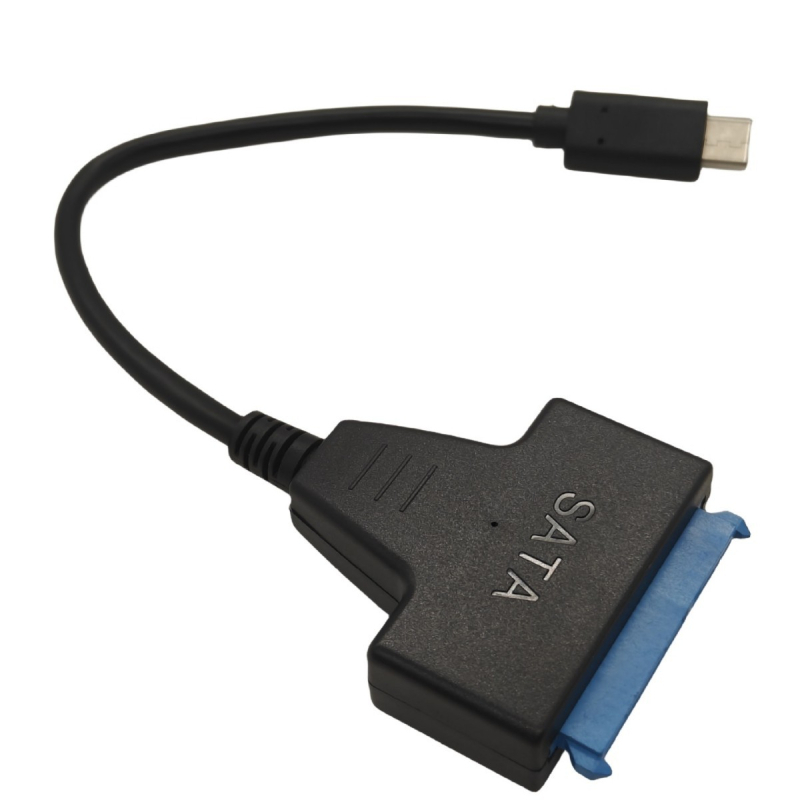 Cablu adaptor SATA III Type-C pentru discuri SATA 2,5/3,5 inchi, 6Gbps, 25 cm, miez cupru