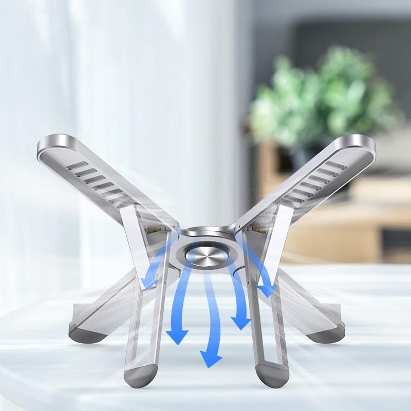 Držač za prijenosno računalo, sklopiva, aluminijska legura, model X6, težina 260 g