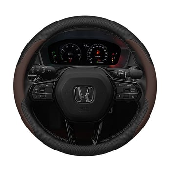 Husă pentru volan din piele Nappa pentru Honda Accord, Civic 11-a generație, CR-V, XRV – Stil simplu, Potrivit pentru toate anotimpurile, Montaj dedicat vehiculului