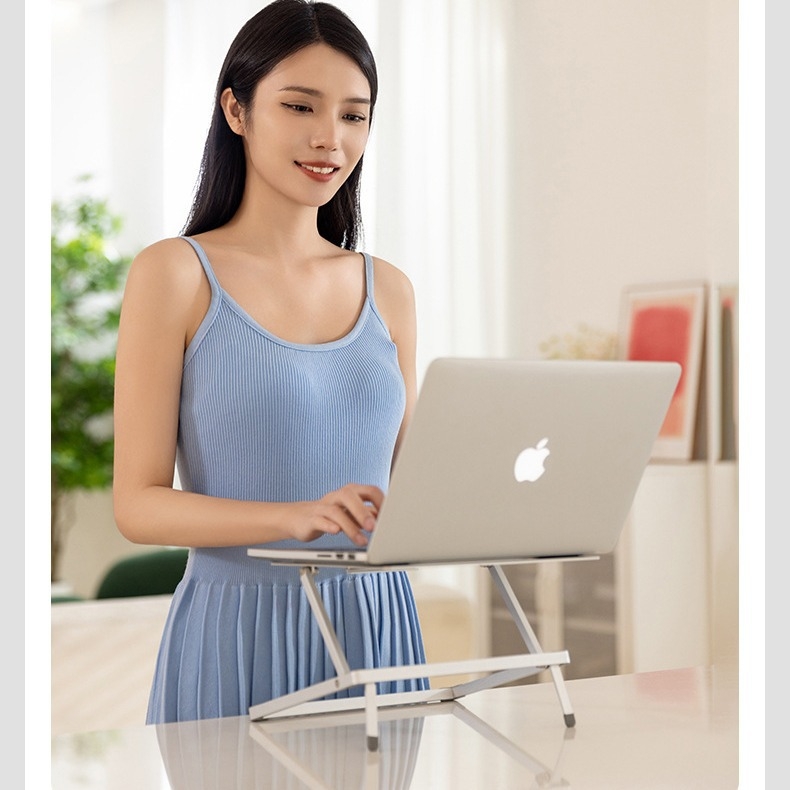 Поставка за охлаждане на лаптоп H12, алуминиева сплав, отвори за вентилация, стабилен дизайн, тегло 610 г ±10 г.