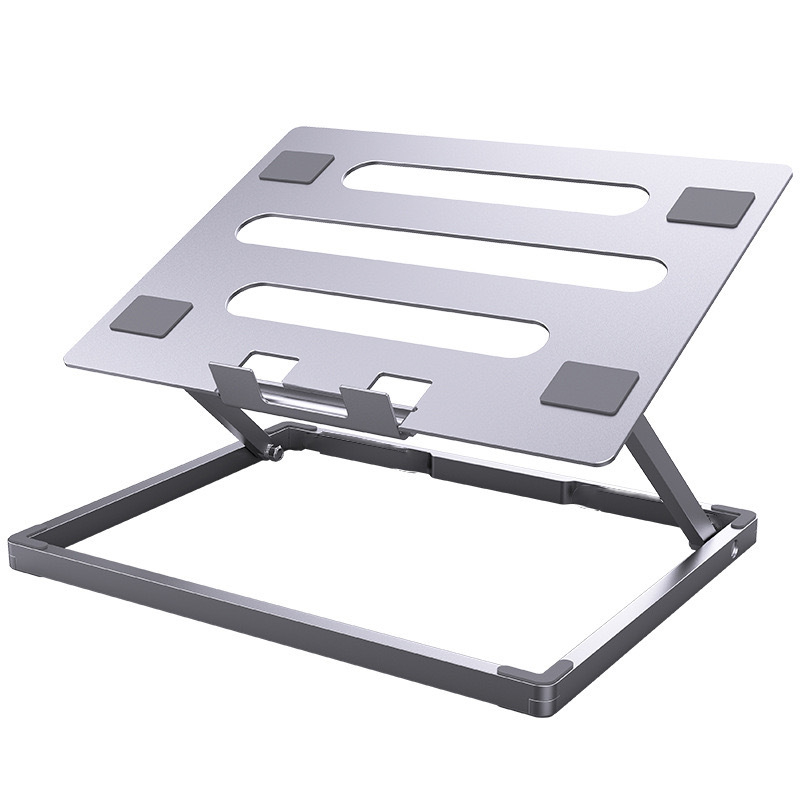 Поставка за охлаждане на лаптоп H12, алуминиева сплав, отвори за вентилация, стабилен дизайн, тегло 610 г ±10 г.
