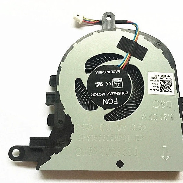 Dell Latitude L3590/E3590/5570/5575/P75F лаптоп охлаждащ вентилатор, 1 вентилатор