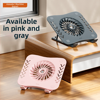 Chladiaca podložka na notebook s 1 ventilátorom, vzduchové chladenie, plastové prevedenie, 0,8 m kábel, hmotnosť 600 g