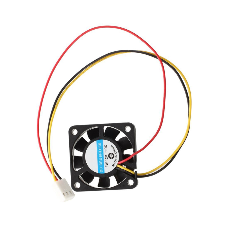 Računalni ventilator za hlađenje, 12V, bez četkica, ležaj s uljem, 4500 RPM, 2-pinski priključak
