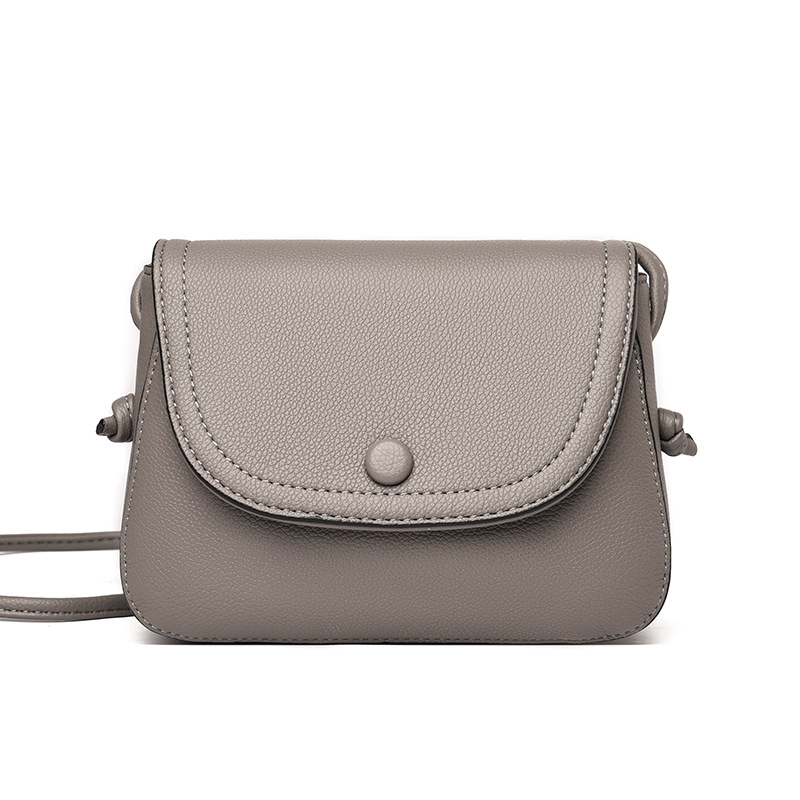 Ženska mini ovalna crossbody torbica, ulični stil, PU materijal, zatvaranje kapicom, unutarnji džepovi s zipom i džep za telefon
