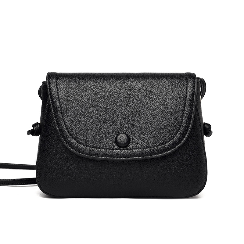Ženska mini ovalna crossbody torbica, ulični stil, PU materijal, zatvaranje kapicom, unutarnji džepovi s zipom i džep za telefon