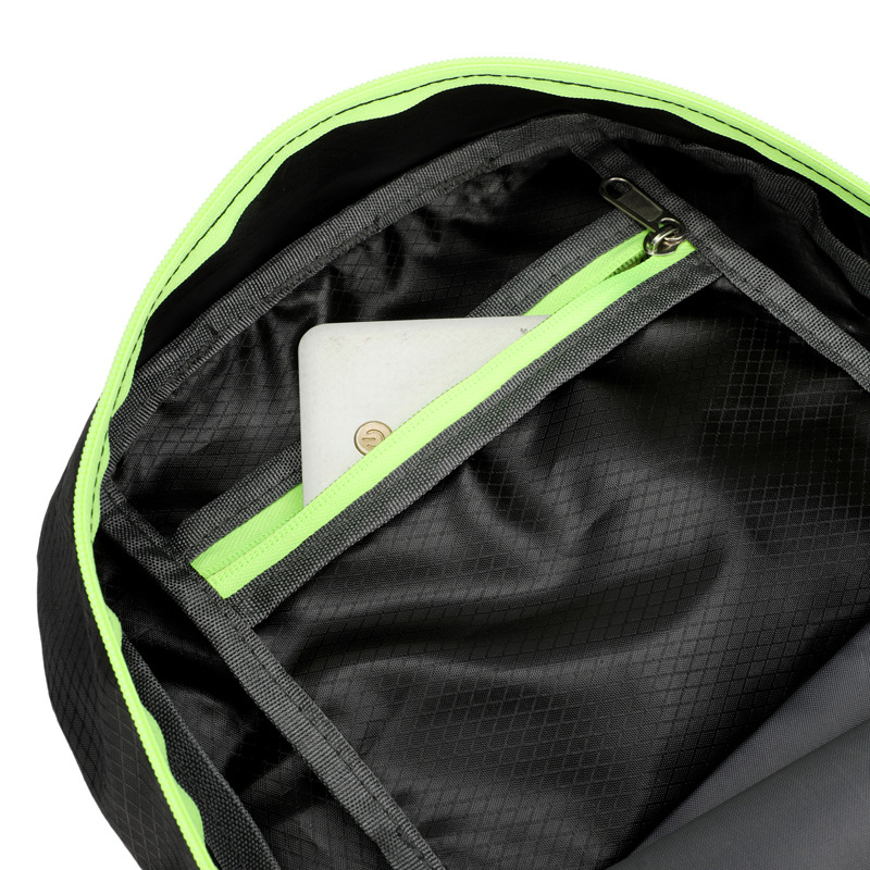 Unisex nylon ruksak za školu, kapacitet 20–35L, džep za 12-inčni prijenosnik, prozračan dizajn, zakrivljene naramenice, mladenački kampus stil