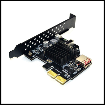 Adapterová karta s čipom ASMedia ASM3142, model PCE1U1E-A31, prenosová rýchlosť 1000 MB/s, rozhranie: iné